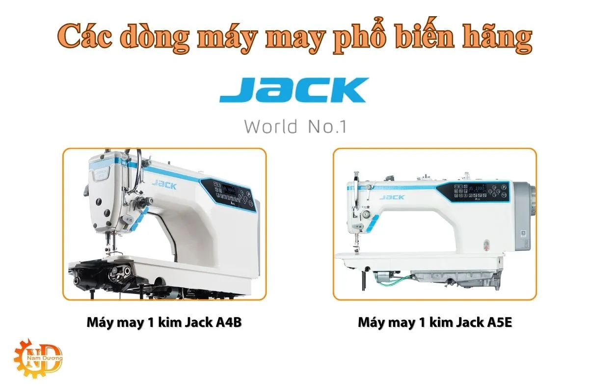 Các dòng máy may JACK