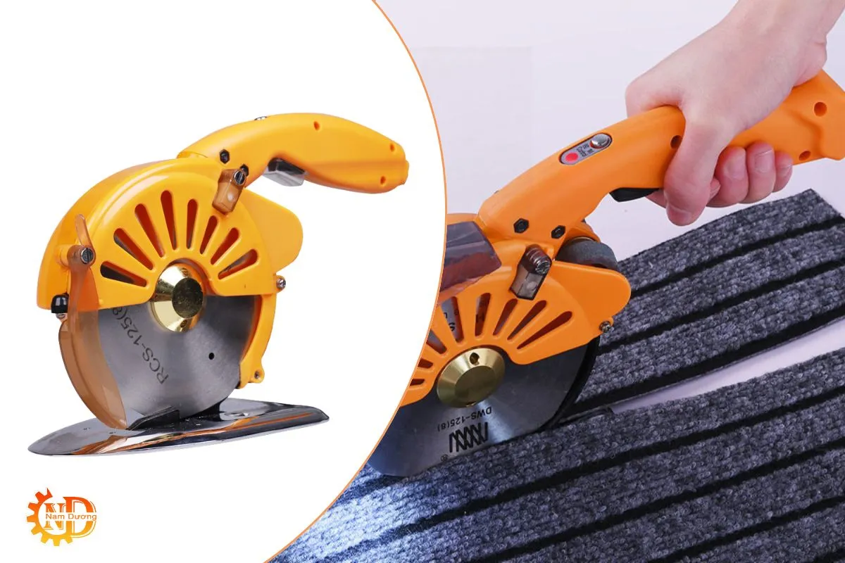 Máy cắt vải dao tròn