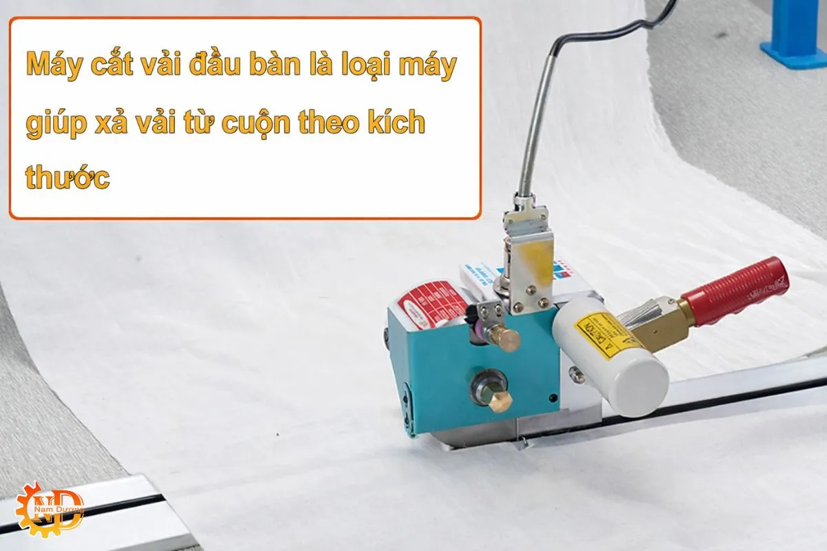 Giới thiệu về máy cắt vải đầu bàn là gì