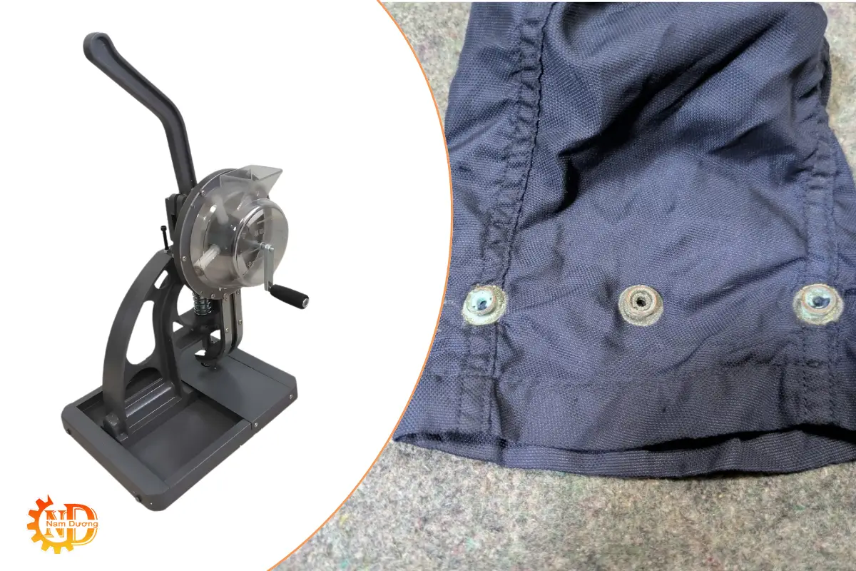 Máy dập nút đồng thủ công