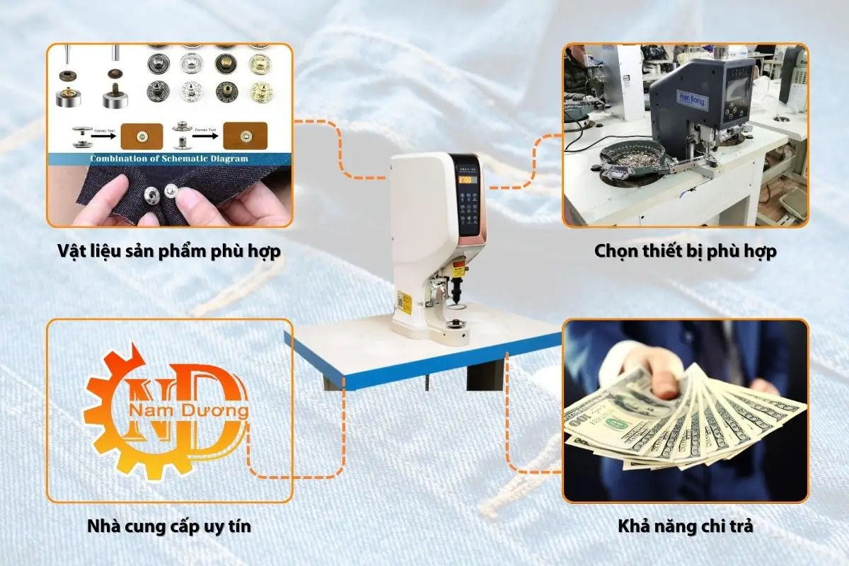 Cách chọn máy dập nút đồng