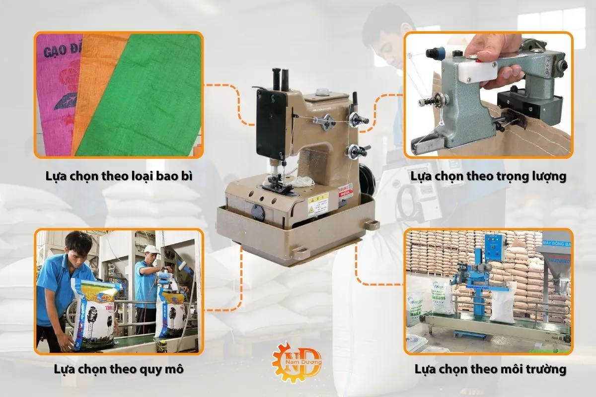 Cách lựa chọn máy khâu bao phù hợp
