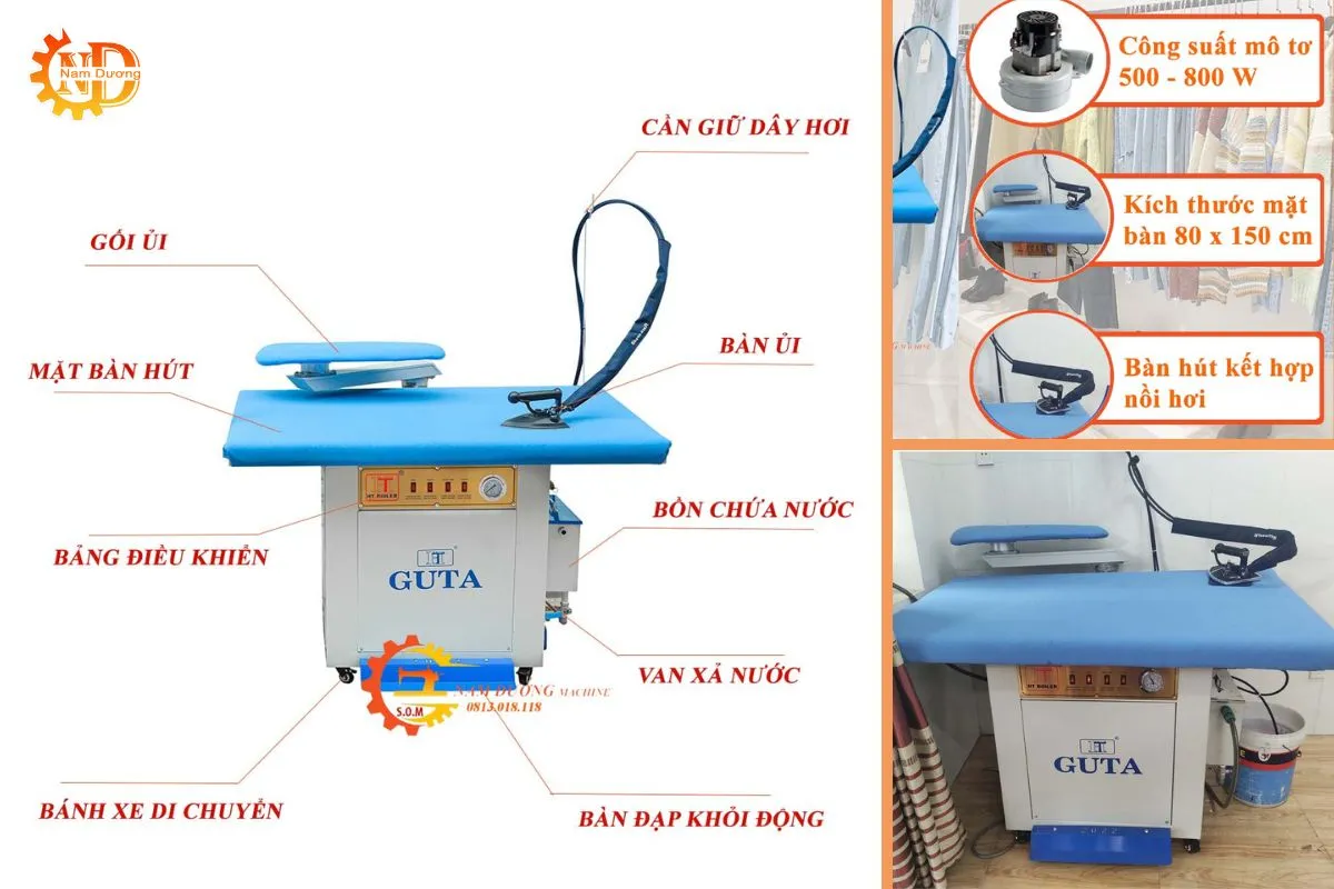 Bàn hút chân không 3 trong 1