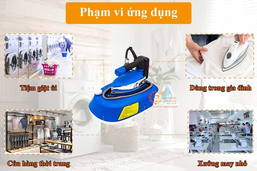 Bàn ủi nhiệt hơi mini ND-94R 