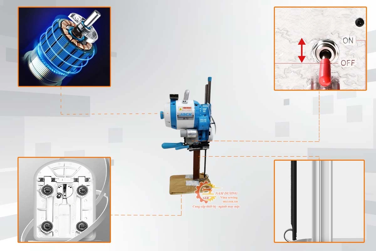Máy Cắt Vải đứng Jack JK-T3