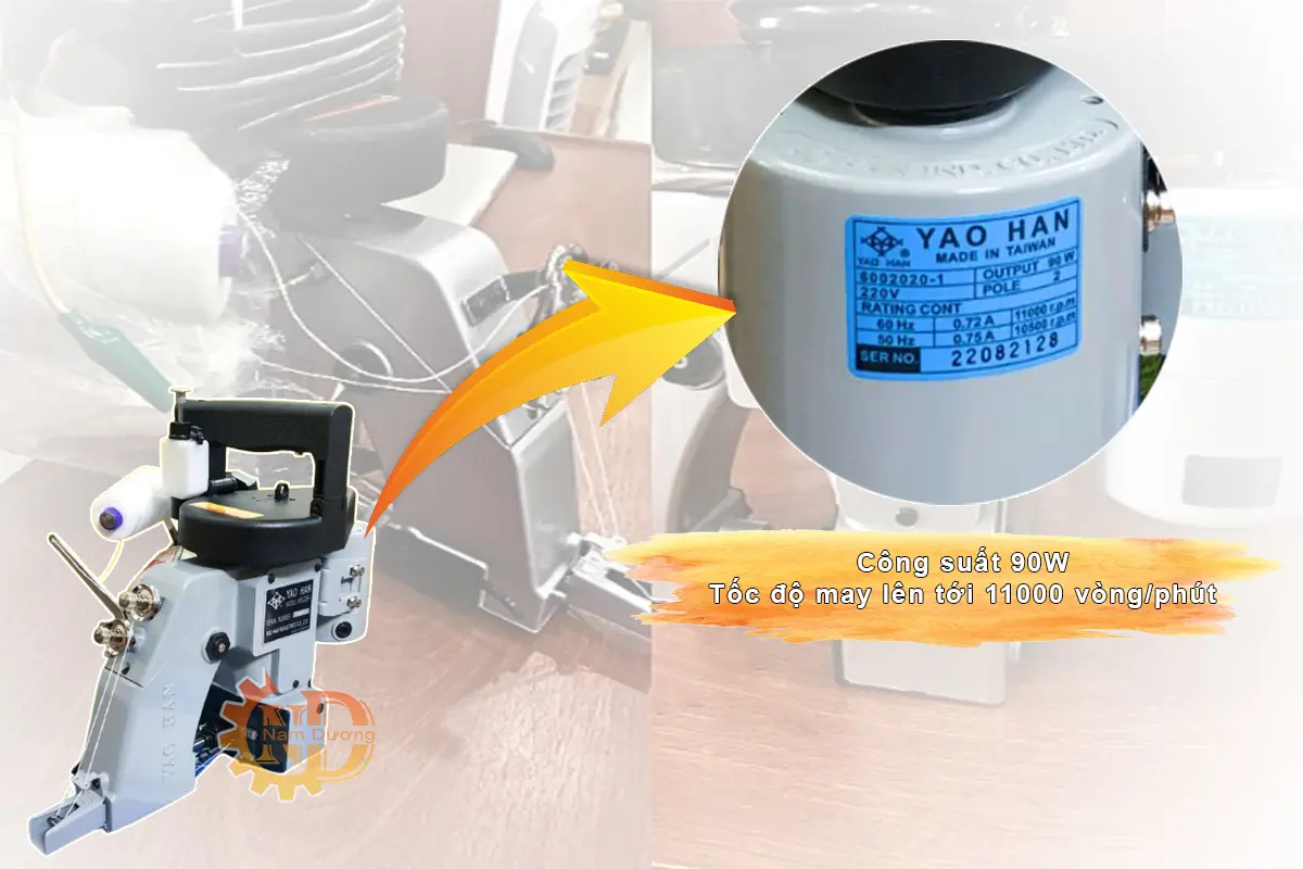 Hiệu năng sử dụng máy may bao Yaohan N620H