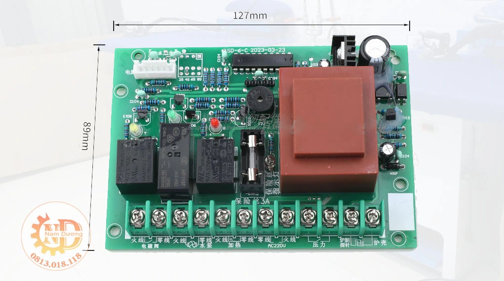 thông số của bo mạch nồi hơi ST-9