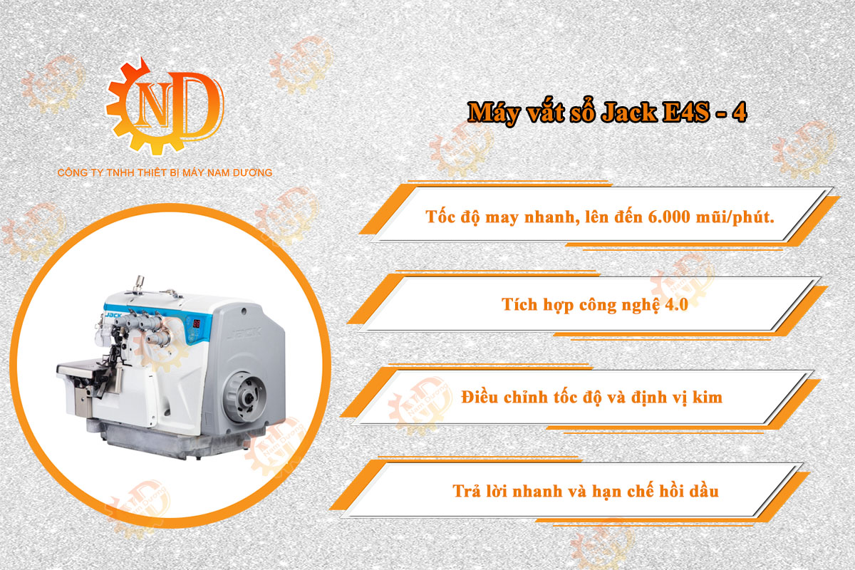 Máy vắt sổ Jack E4S-4