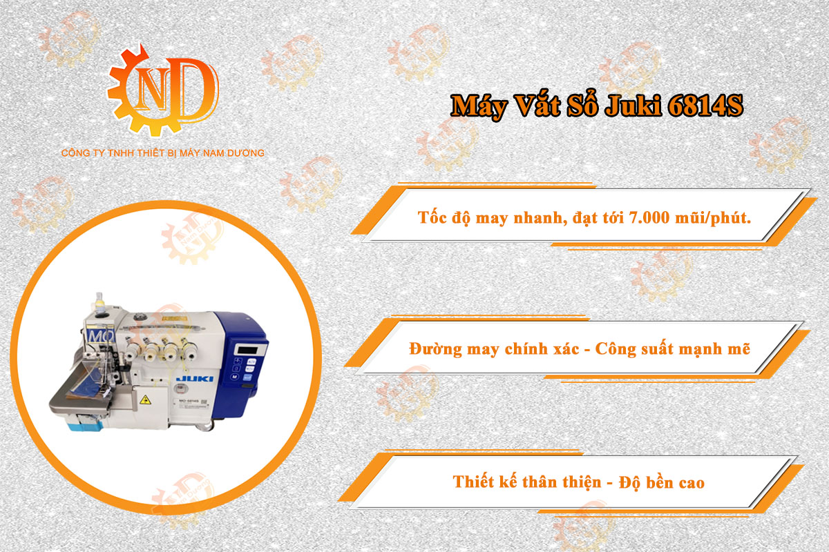 Máy vắt sổ Juki 6814S