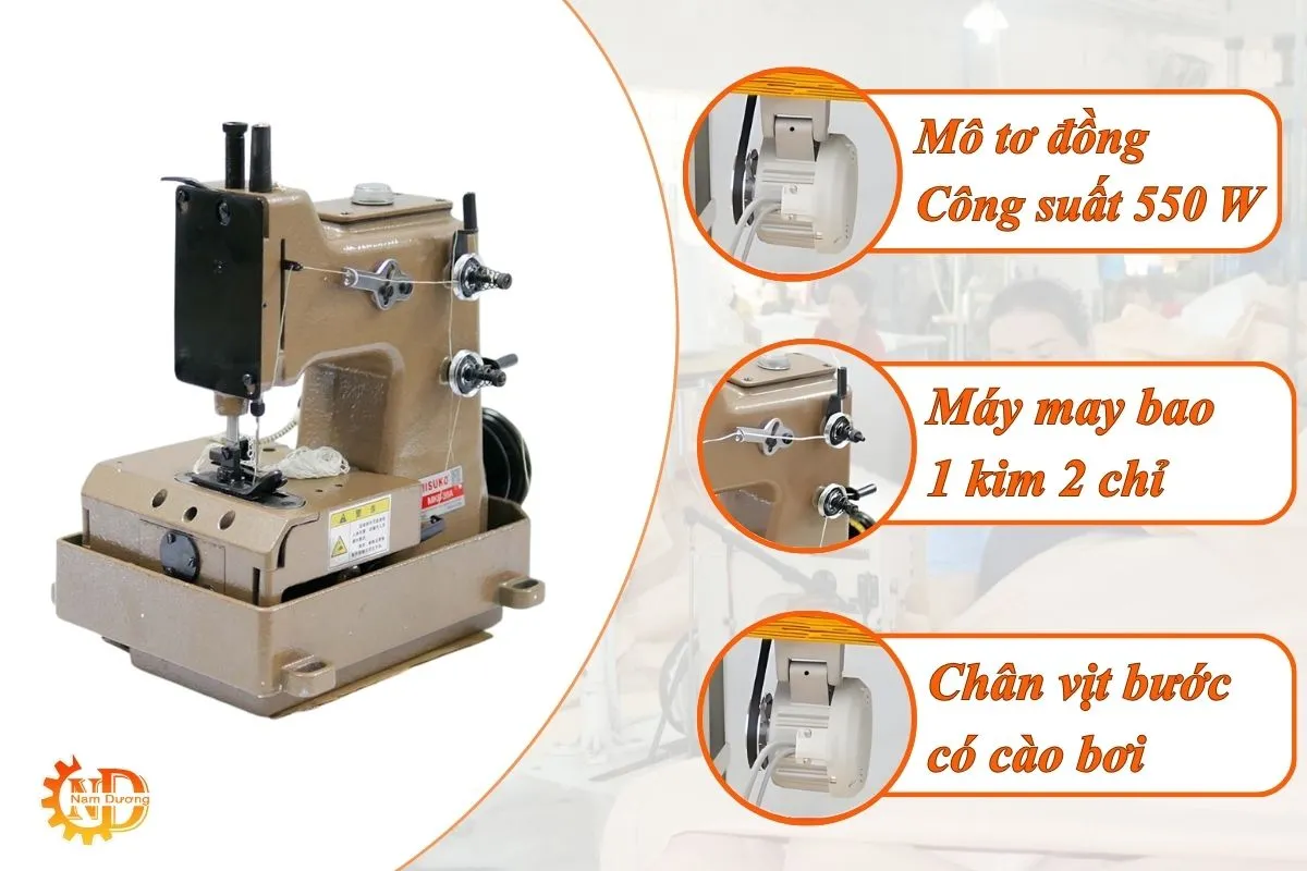 Máy may bao để bàn