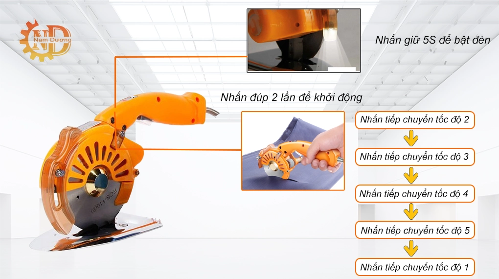 máy cắt vải điện tử RCS 110