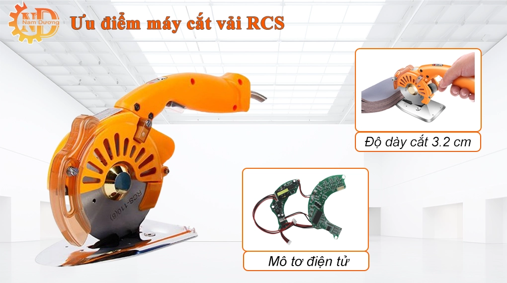 máy cắt vải điện tử RCS 110