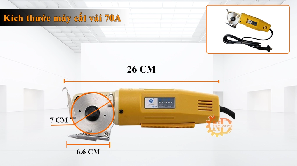 Máy cắt vải cầm tay Lejiang YJ-70A