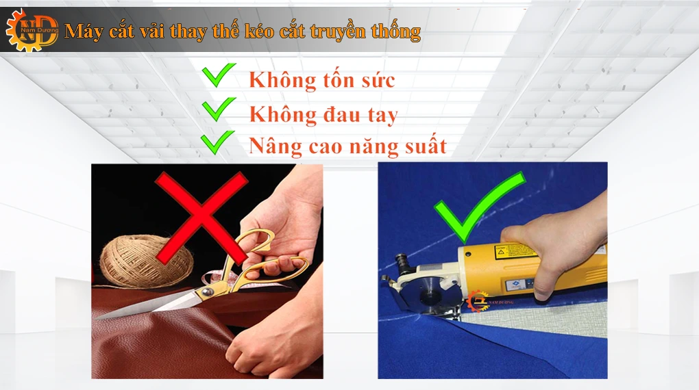 Máy cắt vải cầm tay YJ-70A