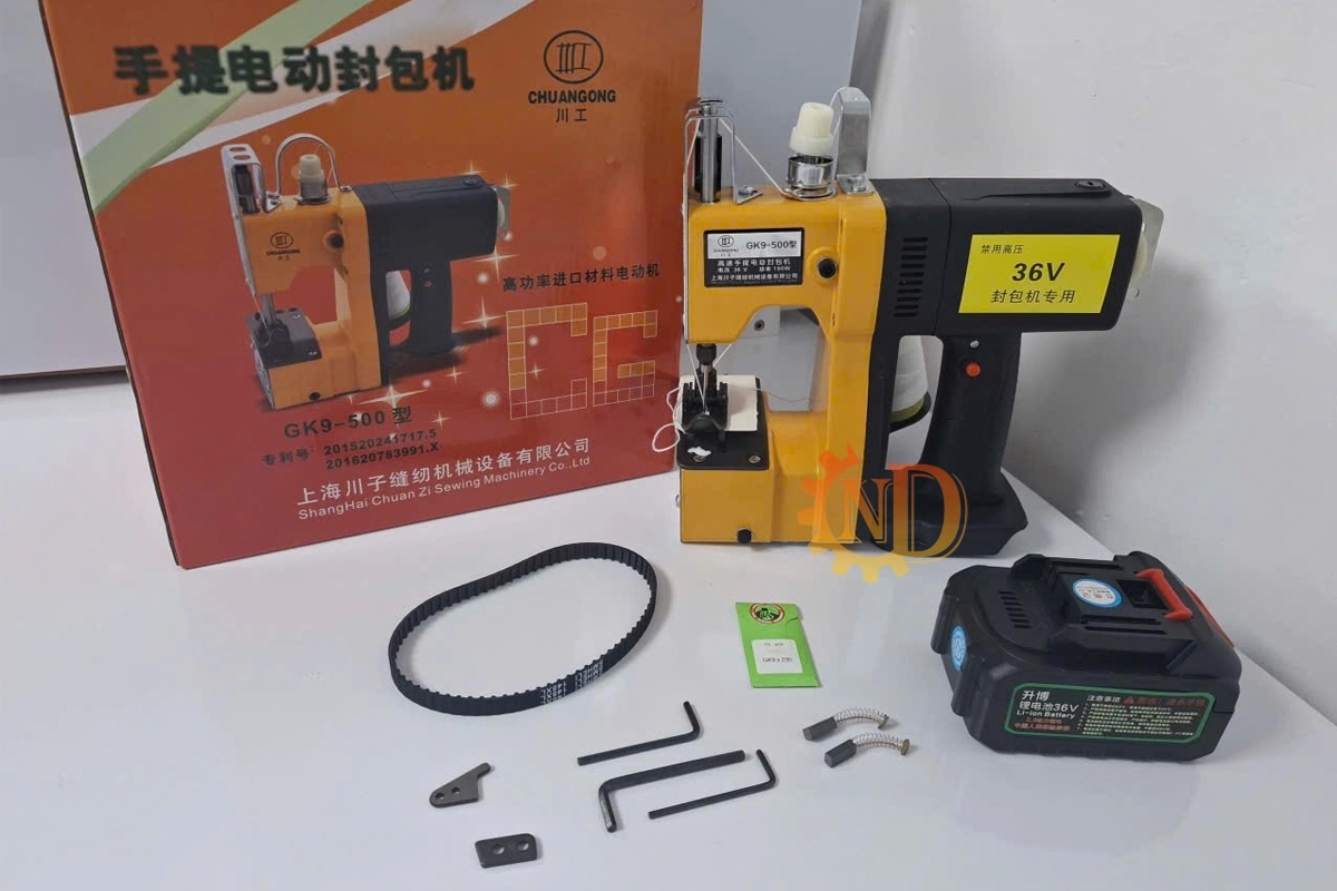Máy may bao GK9-500 chạy pin
