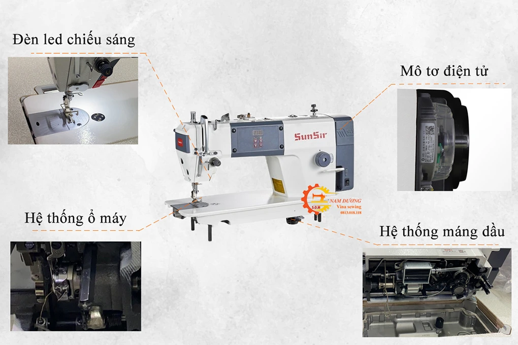Máy may 1 kim liền trục Sunsir S2T/S1T 