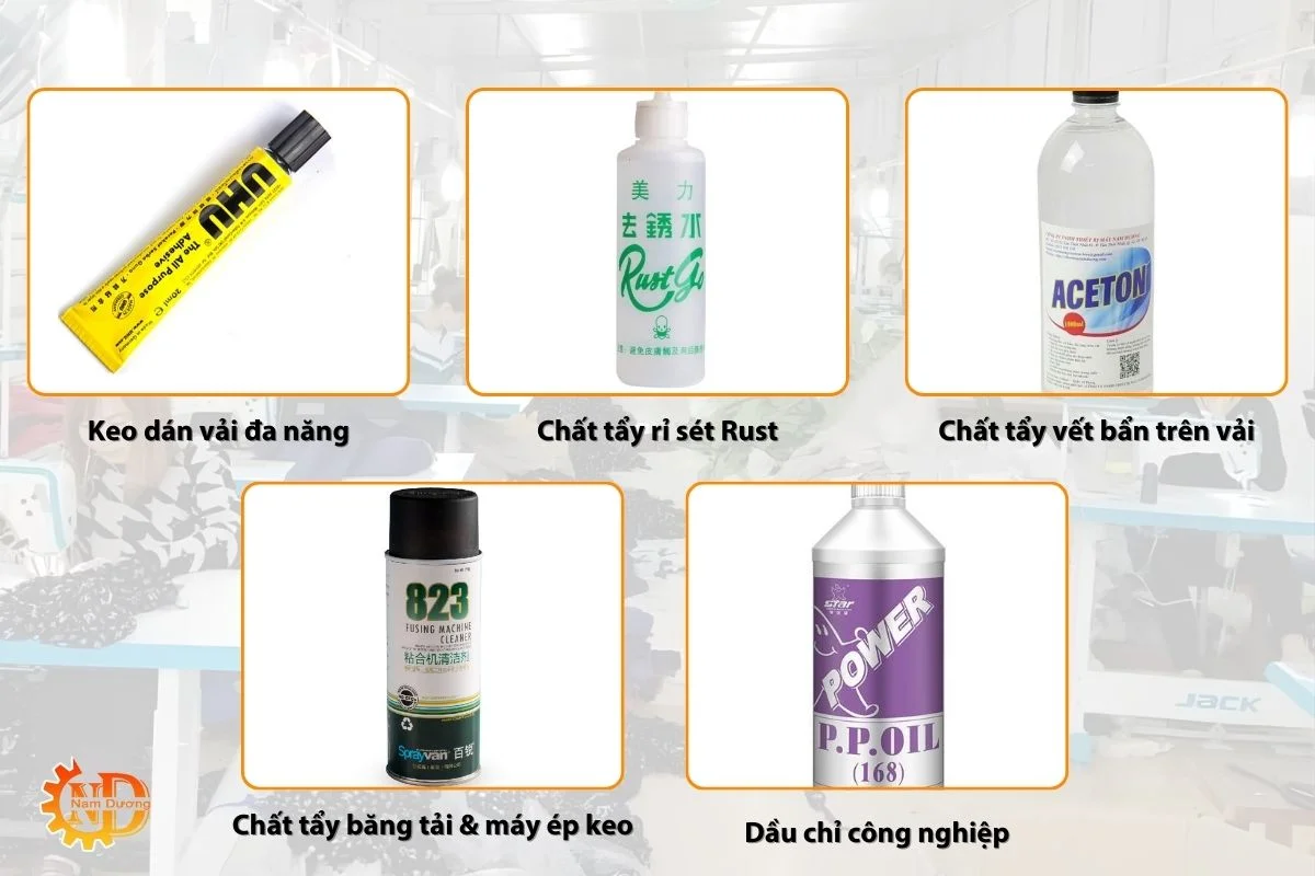 Nhóm Sản Phẩm Hóa Chất Trong Ngành May