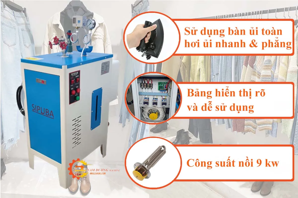 Nồi hơi sipuba 09 kw