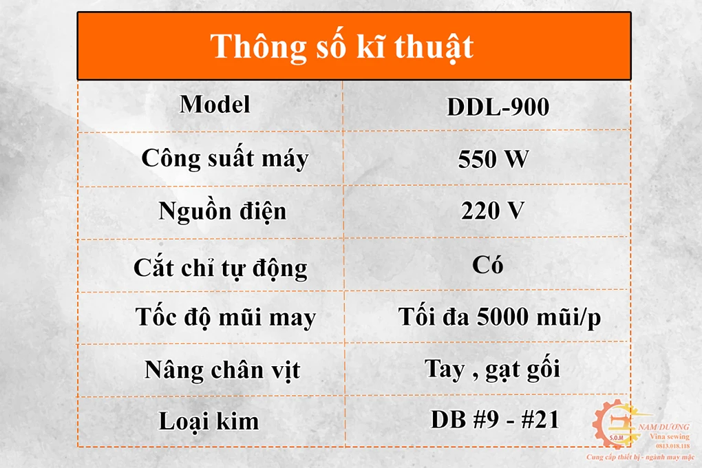 Máy May 1 Kim Juki DDL-900B
