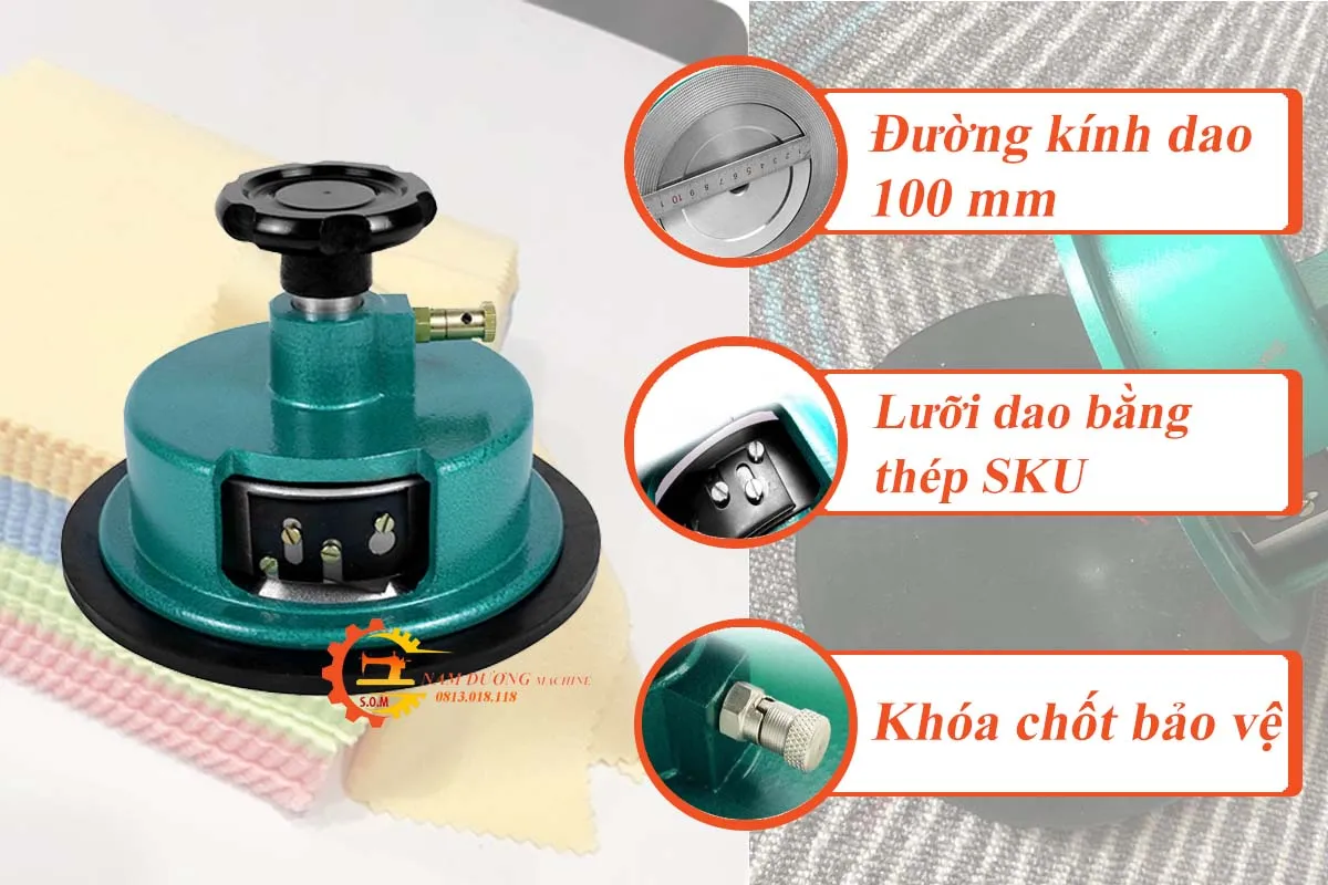 Máy cắt mẫu vải tròn