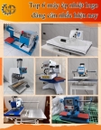 Top 6 dòng máy ép nhiệt phổ biến cho xưởng may 2026