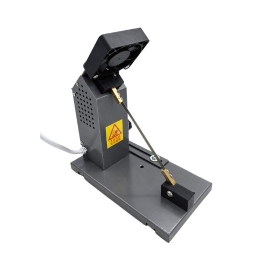 Máy cắt dây đai nhiệt đơn dao xéo