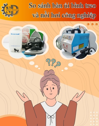 Nên mua nồi hơi công nghiệp hay bàn ủi bình treo cho xưởng