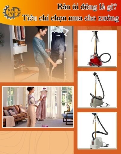 Bàn ủi đứng công nghiệp dùng để làm gì và chọn loại nào