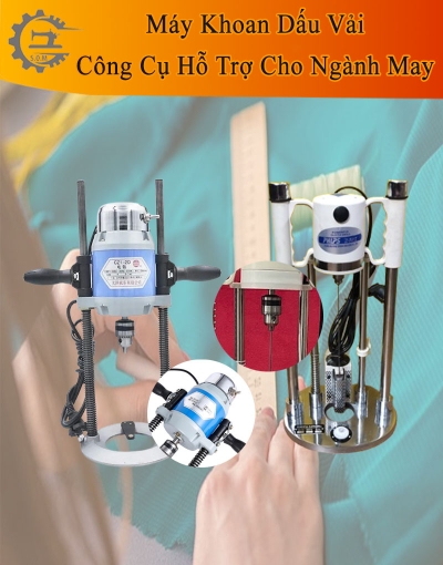 Máy Khoan Dấu Vải: Công Cụ Hỗ Trợ Đắc Lực Cho Ngành May Mặc