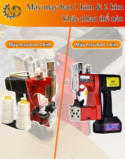 So sánh máy may bao 1 kim và 2 kim theo nhu cầu xưởng
