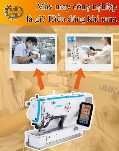 Máy khâu công nghiệp là gì? Phân loại và các hãng phổ biến