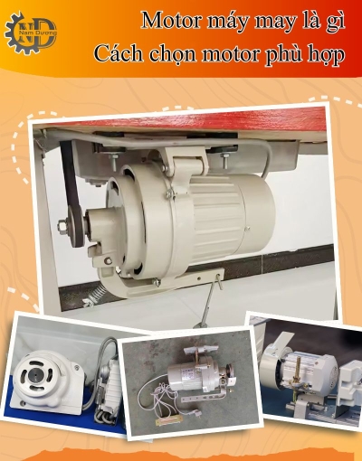 Mô tơ máy may công nghiệp gồm những loại nào phổ biến