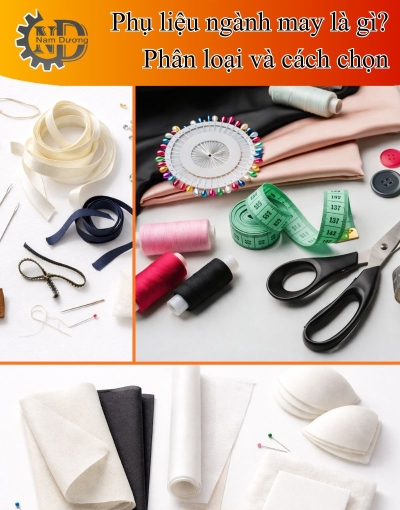 Các loại nguyên phụ liệu trong ngành may và vai trò sản xuất