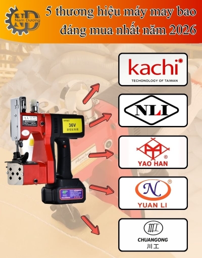 Tổng hợp 5 thương hiệu máy may miệng bao tốt nhất