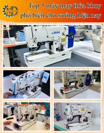 Review 5 máy thùa khuy đáng cân nhắc cho xưởng may