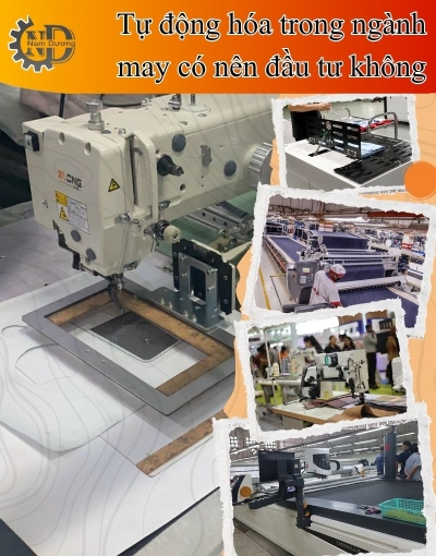 Tự động hóa trong ngành may và cách chọn thiết bị