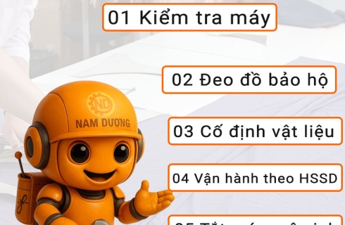 5 Bước Sử Dụng Máy Cắt An Toàn Cho Thợ Mới Bắt Đầu