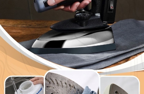 Vệ sinh và bảo dưỡng bàn ủi hơi nước công nghiệp đúng cách