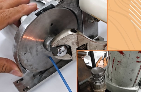 Cách xử lý dao máy cắt vải đầu bàn bị cùn hiệu quả