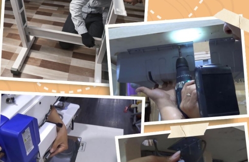 Lắp ráp máy may công nghiệp 1 kim đúng cách từ A đến Z