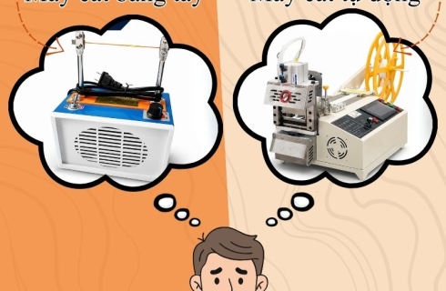 Máy cắt dây đai tự động hay bằng tay phù hợp xưởng bạn