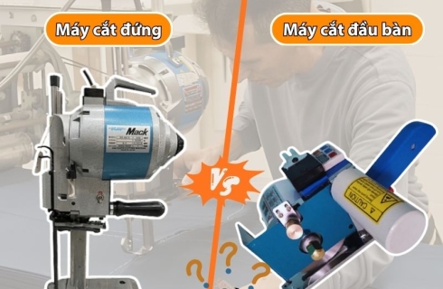 Xưởng may nên chọn máy cắt vải đầu bàn hay máy cắt đứng