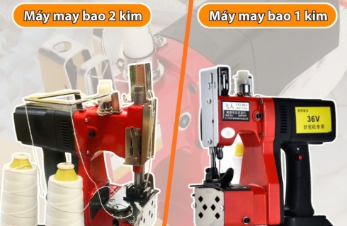 So sánh máy may bao 1 kim và 2 kim theo nhu cầu xưởng