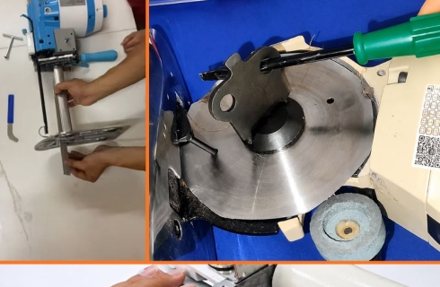 Các bước thay dao cho máy cắt vải an toàn cho xưởng may