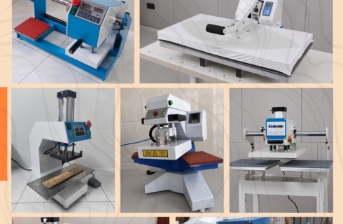 Top 6 dòng máy ép nhiệt phổ biến cho xưởng may 2026