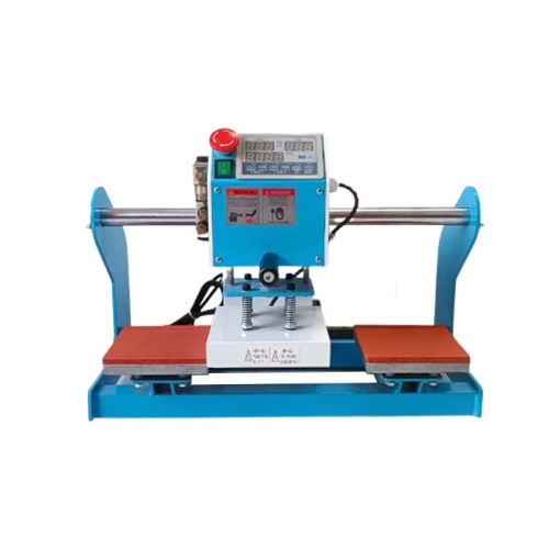 Máy Ép Nhiệt Logo 2 Mâm Ép Bán Tự Động 15x15