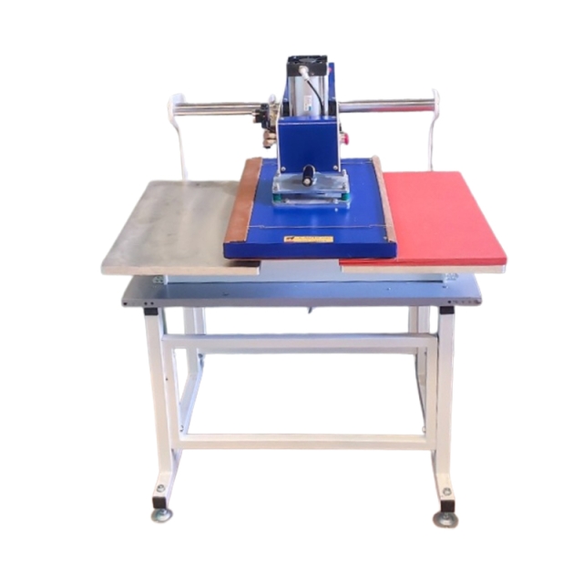 MÁY ÉP NHIỆT LOGO CHẠY BẰNG KHÍ NÉN MÂM ÉP DỌC 40x50 CM