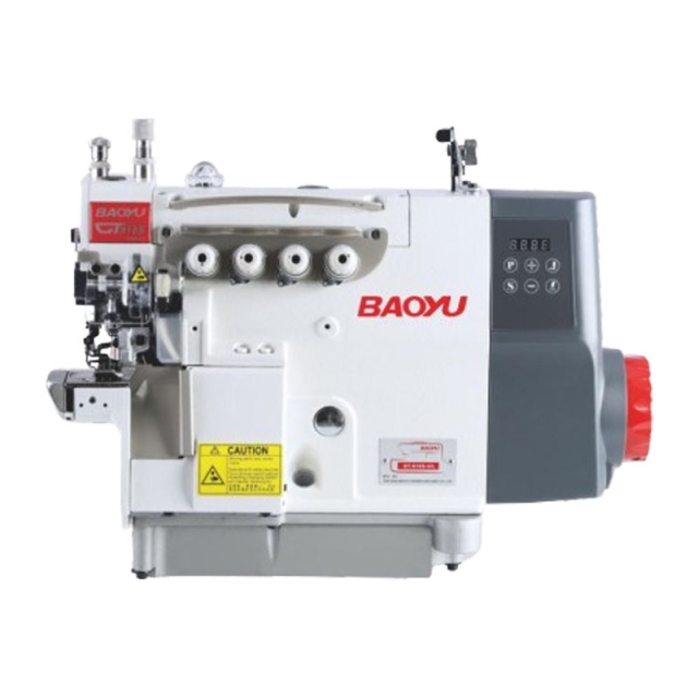 Máy vắt sổ bo tay chân vịt cào cắt chỉ tự động Baoyu đầu nhỏ GT-910s-4